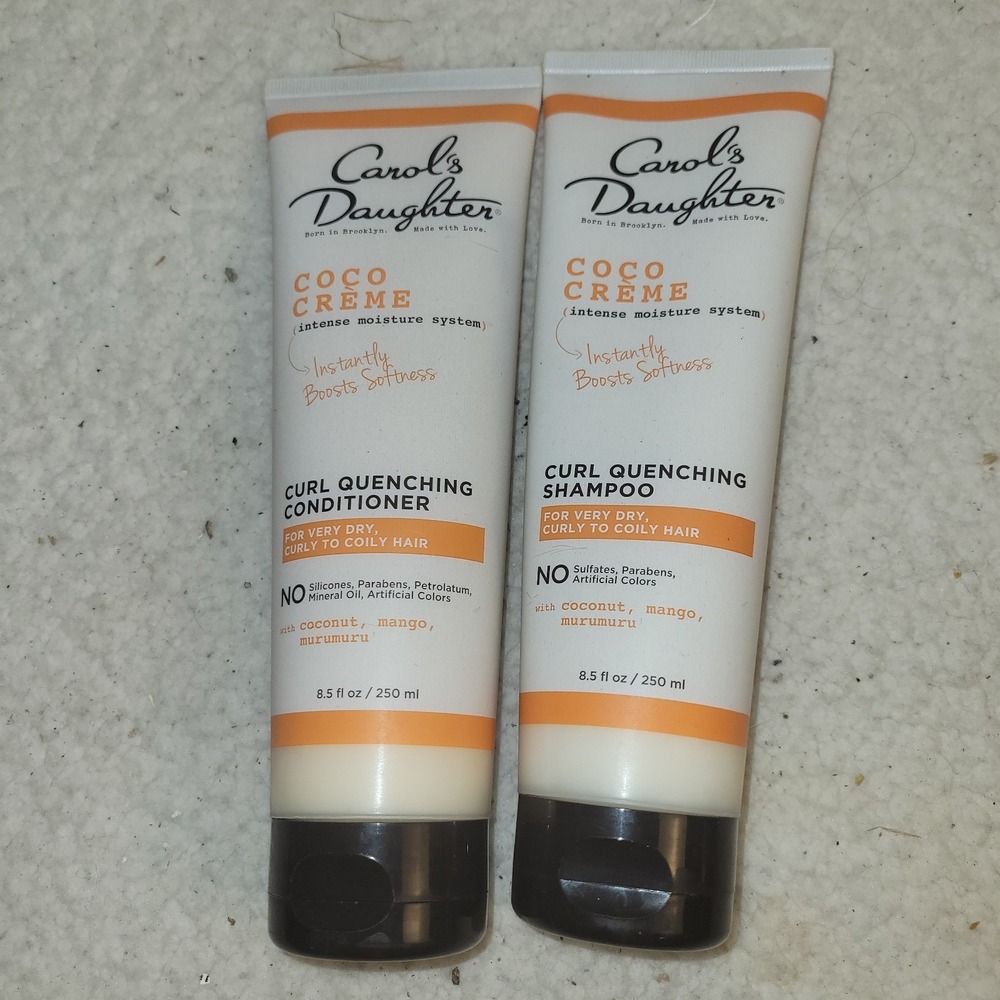 Carol's Daughter Coco Creme Curl Quenching Shampoo & Conditioner 8.5‎ fl oz New